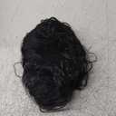 Women Long Curly Wavy Black Wig 70s 80s Rocker Punk Party Funny Costume Wig Natural Looking Halloween Cosplay Hair