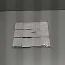 24pcs Headboard Stoppers for Wall, 2.4x2.4x0.4 Inch EVA Foam Anti-Shake Bed Noise Bumpers Headboard Wall Protector Stabilizer Fixings Pads Gap Filler for Furniture Protection (White, Black)