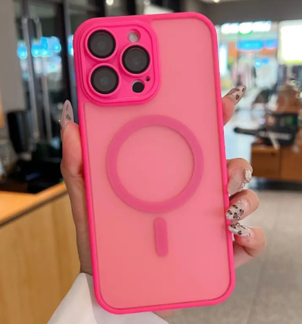 Iphone Magsafe Case for iPhone 15Pro Max, Hot Pink