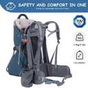 WIPHA Hiking Baby Carrier Backpack, Lightweight Child Carrier, Breathable Mesh Toddler Carrier for Outdoor Adventures, Ergonomic Design, Perfect for Travel, Hiking & Daily Use