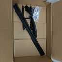 Simtive 12-Inch Shower Squeegee Set, Includes Shower Door Hook and Adhesive Hook, Squeegee for Shower Doors, Mirror and Window, Black