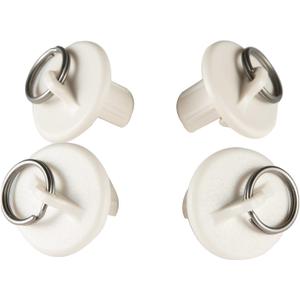 Universal Replacement for IndoorOutdoor Roller Shade, Roller Blind Accessories(Pull Ring end caps, 2 Pack, Beige)