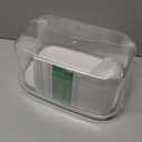 TBMAXS Airtight Flour Container 6.34 QT, Clear PET Plastic Food Storage Container Bin with Pop Up Lids For Rice Flour Sugar, Dry Food Holder for Kitchen Pantry Organization and Storage