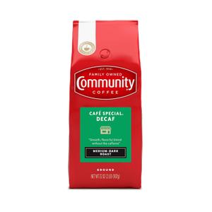 Community Coffee Caf Special Decaf Ground Coffee, Medium Dark Roast, 32 Ounce Bag (Pack of 1) (EXP 07/27/26)