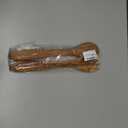 Olive Wood Salad Server Set - 12 Inch Wooden Tongs - Rustic French Style