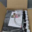 imprsv Marquee Letters Black 3FT: Black Party Decor - Light Up Letter O Large 3 Feet Tall - Party Decorations Letter for Love Birthday Wedding Proposal