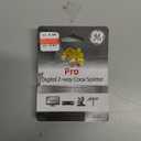 GE Digital 2-Way Coaxial Cable Splitter, 2.5 GHz 5-2500 MHz, RG6 Compatible, Works with HD TV, Satellite, High Speed Internet, Amplifier, Antenna, Gold Plated Connectors, Corrosion Resistant, 33526 (1 Pack)