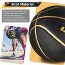 Senston 27.5''/29.5'' Outdoor Basketball Excellent Elasticity/Grip Rubber Basketballs with Pump, Durable Size 5/7 Men Basketball