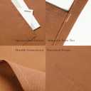 Bistro Waist Apron with Dual Pockets  Adjustable Long Chef Apron for Kitchen, Restaurant & Caf (Pecan)