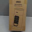 DREO Milk Frother, 8-in-1 Electric Stainless Steel Frother for Latte Art Microfoam and Coffee, 9oz/270ml Warm and Cold Foam Automatic Frothers, LED, Easy to Clean