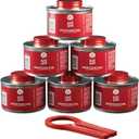 GasOne 2+ Hour Chafing Fuel - Food Warmer for Chafing Dish Buffet Set - Liquid Safe Fuel with Wick & Lid Opener for Chafing Dish (Pack of 6)