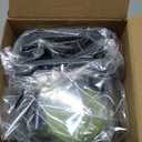 Ourokhome Onion Chopper Dicer with Container, Manual Food Cutter with Handheld Veggie Spiral, Hand Vegetable Mandolin slicer for Potato, Tomato, Carrot, Essential Kitchen Gadget (6 in 1, Gray) (Green)