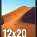 LaVie Home 12x20 Picture Frame for Wall Display, 12x20 Black Picture Frame with HD Plexiglas, 12 x 20 Poster Frame 1 Pack, Display Frame for Vertical or Horizontal, Classic Collection