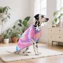 Tie Dye Dog Shirts for Extra Large Dogs Girl Female Pink Purple Sleeveless Tank Top Tee Clothes Vest Pet Apparel Streetwear Garment Lightweight Stretchable Outfit XL Pack of 2
