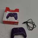 PDP Afterglow Wave Wireless Nintendo Switch Pro Controller with Motion Controls, Fully Licensed for Switch/OLED, Customizable LED Lighting, 30 Foot Range, 20 Hour Rechargeable Battery Power: Purple