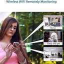 Small Spy Wireless Camera Wifi Security Camera Mini Home Indoor Outdoor Camera, Portable Smart House Dog Pet Camera Tiny Nanny Cam Office Cameras,128 Wide Angle Night Vision Motion Detection Cams