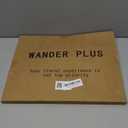 WANDER PLUS Anti Theft Crossbody Bag, Shoulder Bag Anti-theft Design for Travel, Sport, Work (Black)