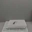 7 Tier Paper Organizer - Mesh Desktop File Holder with Handles for Office School Desk, Black (White)