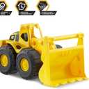 CAT Construction Toys, 2 Pack 10" Construction Fleet Toy Trucks with Articulated Parts, Fun and Durable for Indoor/Outdoor Use, Ages 2+, 10" Dump Truck and Loader