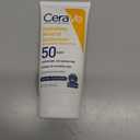 CeraVe 100% Mineral Sunscreen SPF 50 with Zinc Oxide & Titanium Dioxide, Hyaluronic Acid & Ceramides, Oil Free & Non-Greasy, Hydrating Mineral Sunscreen For Body, 5 oz