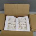 2 Pack Toilet Bolt Covers Decorative,Lovely Ceramic Elephant Shaped Toilet Bolt Caps Decorative to Prevent Rusting,Easy Installation Kit for Bathroom Decor(White)