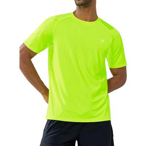 NORTHYARD Men's Athletic Running T-Shirts Workout Lightweight Short Sleeve Performance Shirts Top Tee (Green, XL)