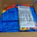 Inflatable Bounce House with Blower, Jumping Castle Slide, Kids Bouncer with Ball Pit, Basketball Rim, Dart Target Game