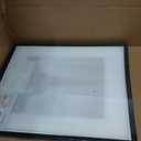 Upsimples 16x20 Picture Frame, Display Pictures 11x14 with Mat or 16 x 20 Without, Wall Hanging Poster Frame, Black, 1 Pack