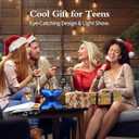 DOSS SoundBox X Desktop Wireless Bluetooth Speaker with 10W Rich Sound, Diverse Light Effects, 26H Playtime, TWS Pairing, BT 5.3, for Laptop, Computer, Home, Party, Beach, Gift Ideas