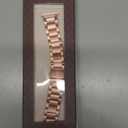 Wearlizer Stainless Steel Compatible for Fitbit Versa/Versa 2, Ultra-Thin Lightweight Replacement Bands for Women & Men