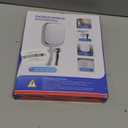 TAILI Shower Mirror Fogless for Shaving, Anti Fog Shaving Mirror with Razor Holder NO-Drilling,Removable,Shatterproof & Waterproof,Wall Mounted Bathroom Accessories with Powerful Suction (White) (10.3"L x 7.1"W)