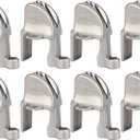 Boat Fender Clips, Adjustable Pontoon Boat Square Rail Fender Cleats/Clips/Hangers for Pontoon Bumpers, Pontoon Boat Accessories for Bumpers
