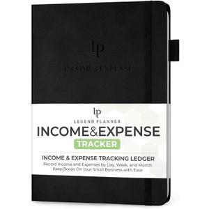Legend Income & Expense Tracker – Bookkeeping Record Book– Accounting Ledger – Small Business Supplies Account Notebook, 7x10″ (Black) Legend Income & Expense Tracker – Bookkeeping Record Book– Accounting Ledger – Small Business Supplies Account Notebook, 7x10″ (Black)