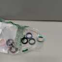 10 Pack Ring Cover Compatible with Oura Ring Gen 4/4 Ceramic, Oura Ring Gen 3 Horizon/Heritage, Support Charging with Cover on, Anti-Scratch Elastic Silicone Ring Protector for Men Women Working Out (2Black+8 other colors)