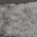 Litanika 4x6 Shag Area Rug for Living Room Bedroom, Tie-Dyed Light Grey High Pile Soft Plush Shaggy Furry Bedside Playroom Dorm Carpet, Non-Slip, Non-Shedding Modern Indoor Floor Rug,Tie-dyed Light Grey, 4' x 6' (Rectangular)