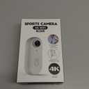 4K Mini Body Camera, Wearable Action Body Cam, Sports Action CameraThumb Size Hands-Free Recording Body Worn Camera, Premium Portable Camcorder Mount Anywhere for Work, Travel,Fishing(Black-128G)