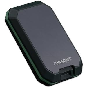 Slim Mint Ultra-Thin RFID-Blocking Wallet, AS-SEEN-ON-TV, ID Theft Protection, Easy to Carry, Reach Cards & Cash with a Touch of a Button, Aluminum Outer Shell, Crush-Resistant