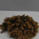 Fake Hair Fluffy Hair Buds for Women Voluminous Wig Accessory Decoration for Ladies and Girls Golden