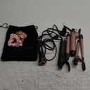 Ufree 5 in 1 Curling Iron with Interchangeable Ceramic Barrels (0.35"-1.25"), Curling Wand Set with Flat Iron Hair Straightener, Instant Heat Up, Dual Voltage Hair Curler, Gifts for Women