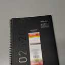 2 x AT-A-GLANCE Planner 2025-2026 Academic, Weekly & Monthly, 8-1/4" x 11", Large, Monthly Tabs, Flexible Cover, Contemporary Lite, Black (7057XL05)
