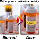 3 x 18pcs Clips for Pill Bottles, 3 Sizes Reusable Medicine Bottle Label Clips with Marker Pill Bottle Label Clips Medicine Bottle Clips Pill Organizer for Easy Medication Identification