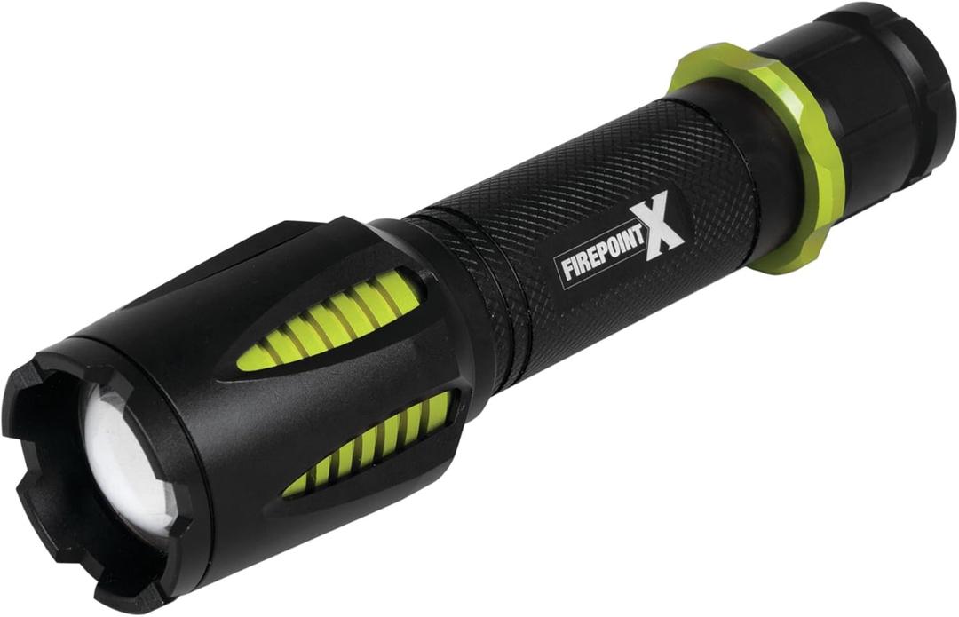 Performance Tool W2658 1,000 Lumen Rechargeable Dual Fuel Flashlight FirePoint X Li-Ion/3AAA Light