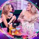 50 Pcs Party Clear Drink Pouches with Straws Popular Music Theme Zipper Bags Favors Decorations for Themed Disco Party Graduations, Weddings Bridal Baby Shower