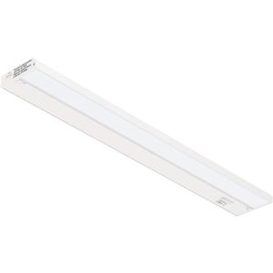 Getinlight 24-inch 3 Color Levels LED Under Cabinet Lighting, Hardwired or Plugged-in, Selectable White 2700K/3000K/4000K, Dimmable, White Finished, IN-0210-3