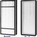 4 + 4 Pack Air Filters,Compatiable with Honeywell H Filter,True HEPA Replacement Filters H Compatible with Honeywell HRF-H1 HRF-H2 Fits Model HPA050, HPA150, HPA060, HPA160, HHT055, HHT155
