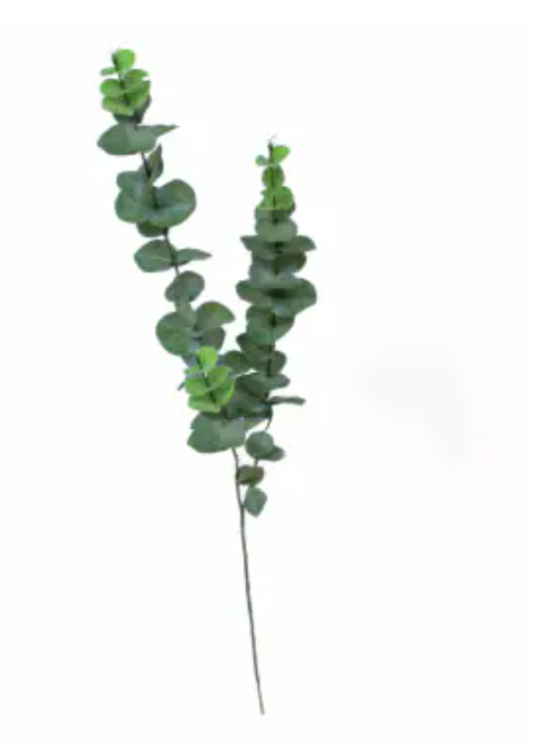 Pack Of 4 HD Designs Artificial Eucalyptus Stem - Green
