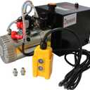 6 Quart Electric Hydraulic Pump, Double Acting Hydraulic Pump