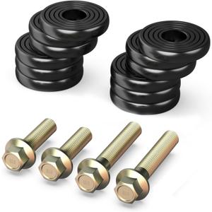 Premium Solid Front Seat Spacer, 0.25" to 1.5" Adjustable Seat Riser Compatible with Toyota Tacoma, 4Runner, FJ Cruiser, and Lexus GX460 GX470 (Rear)