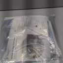 Zipcase 4 Packs Clear All Cover in Plastic Dinning Chair Covers - Heavy-Duty PVC Chair Protectors, 22" D x 19" W x 19.5" H x 40" H, Keep Your Dinning Chair Away from Water Dust Paws and Claws