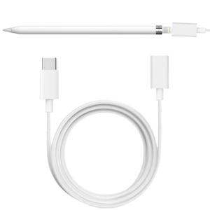 Compatible with Apple Pencil Charger,USBC to Lightning Female,3.3FT 1Pack iPencil Charger Charging Adapter 20Mins Full Charge Compatible with Apple Pencil 1st Generation